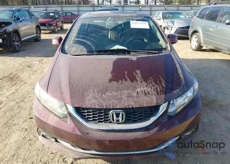 2013 Honda Civic Ex-L из США, поврежденный, VIN 2HGFB2F95DH507601